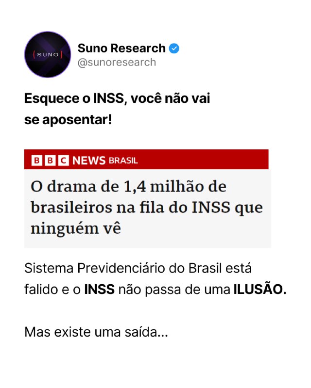 A verdade é que o **INSS …