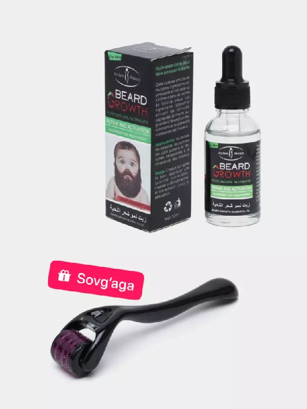 **Beard Growth va Dermaroller - soch …