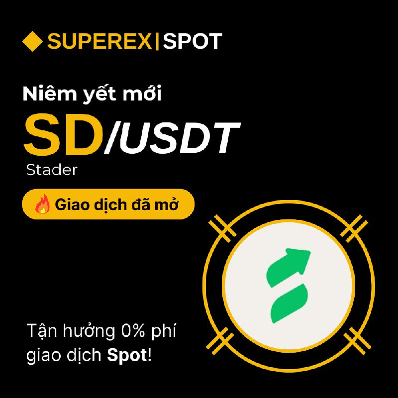 *****🔶***** [**#SuperEx**](?q=%23SuperEx) **sẽ niêm yết** **$SD** …