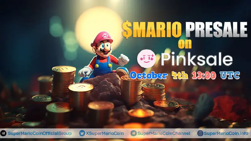 *****?***Super Mario Coin Presale is now …