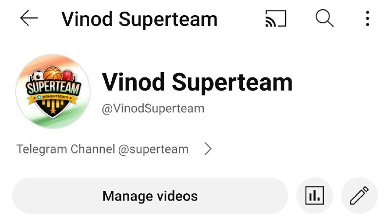 **YouTube*******?*****[**https://youtube.com/@VinodSuperteam**](https://youtube.com/@VinodSuperteam)