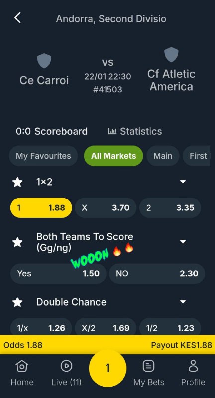 1.88 ODDS WON ***✅******✅******✅***