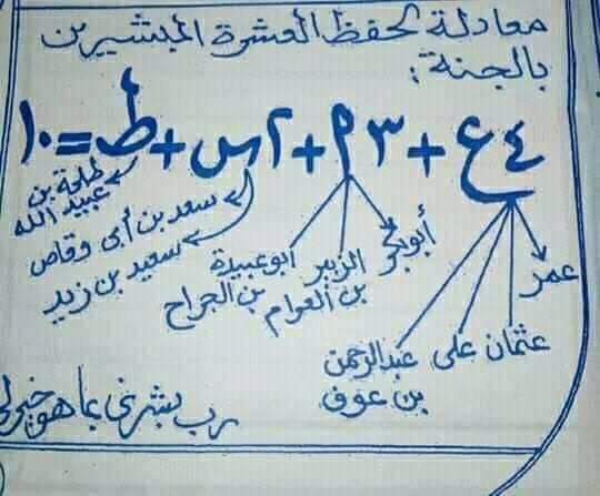 ربط العشرة المبشرين بالجنه رضي الله …