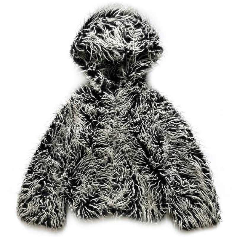 Two Tone Yeti Faux Fur Jacket