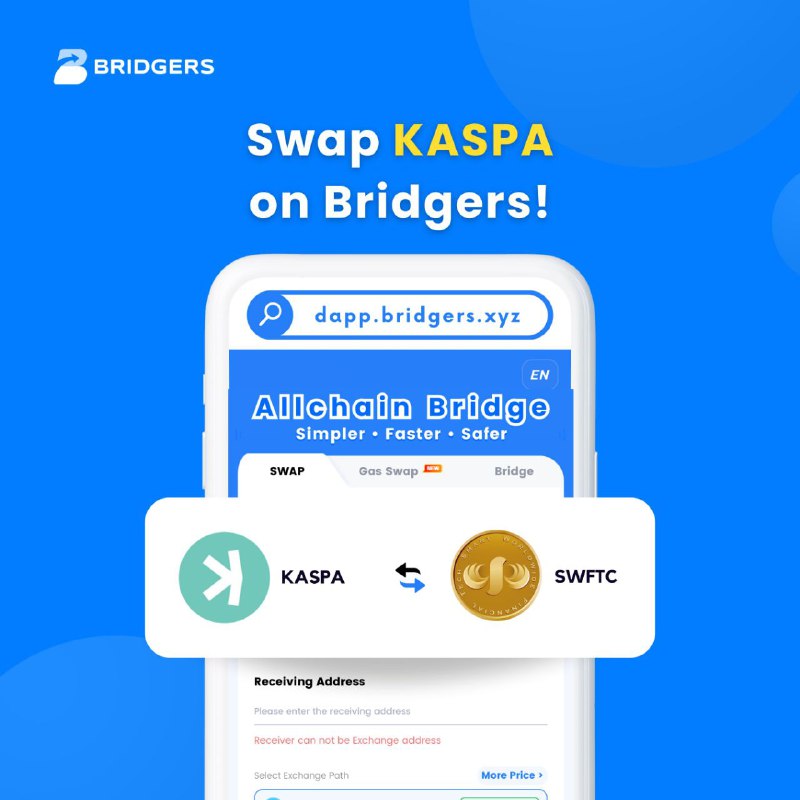 ***📢*** KASPA on Bridgers! ***🚀***