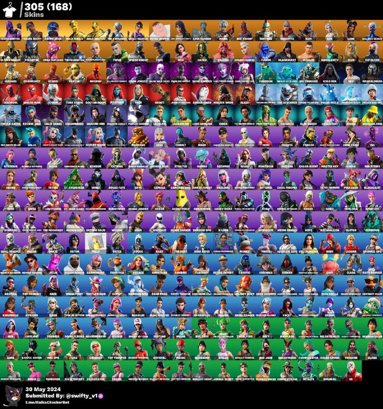 PC/PSN/XBOX] 305 skins | Dark Vertex …