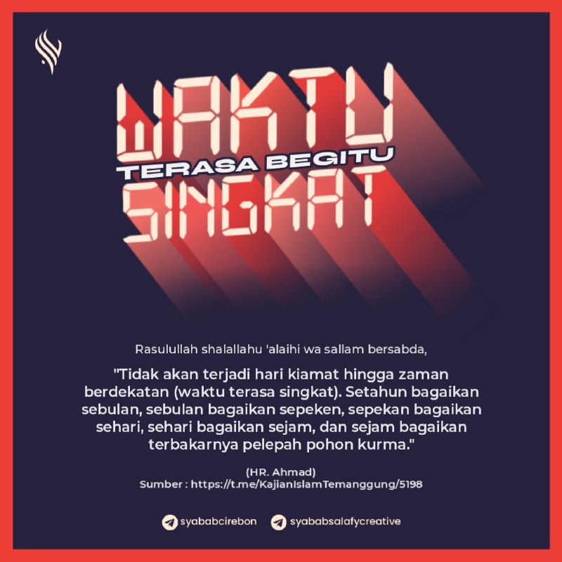 WAKTU TERASA BEGITU SINGKAT