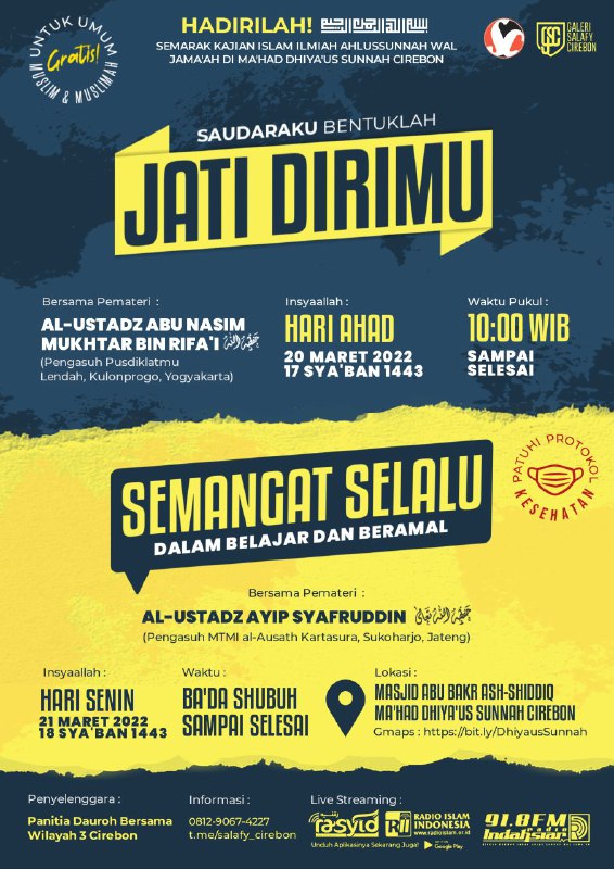 DAUROH MA'HAD DHIYA'US SUNNAH CIREBON