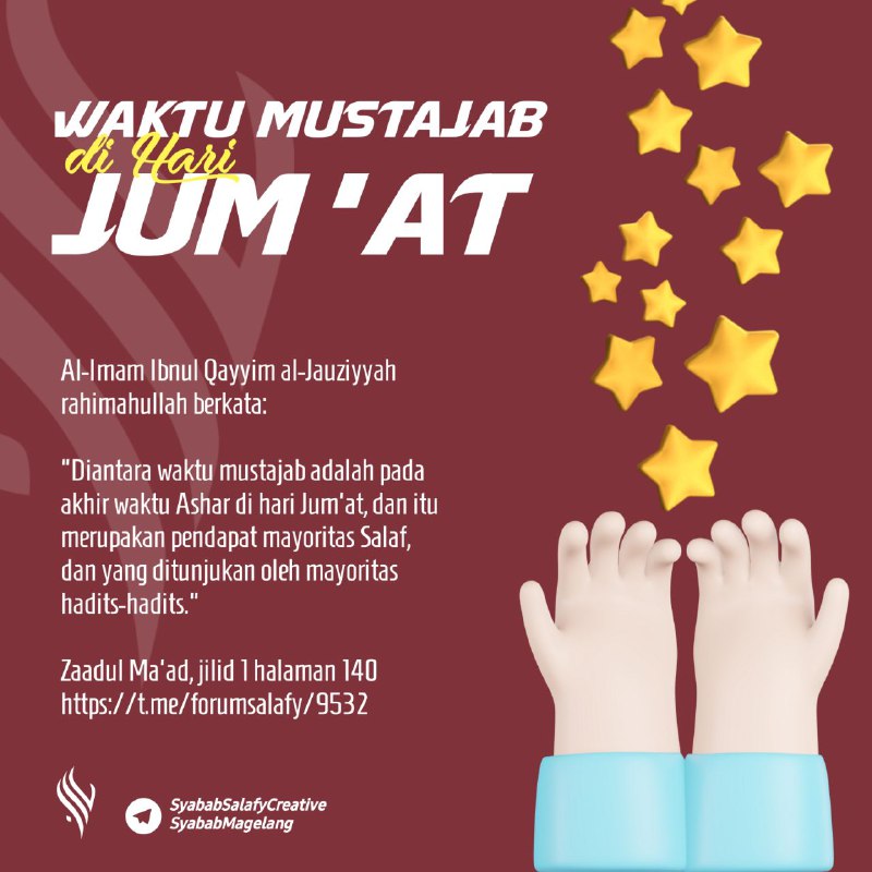 **Waktu Mustajab Di Hari Jum'at**