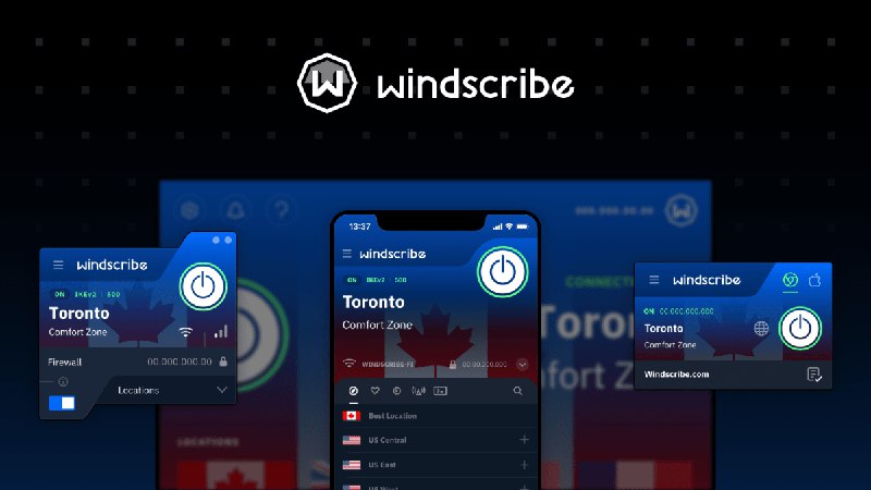 ***?***Windscribe VPN(رایگان)