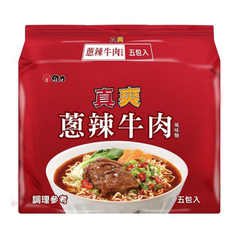 (維力) 蔥辣牛肉風味麵 [5入/袋]