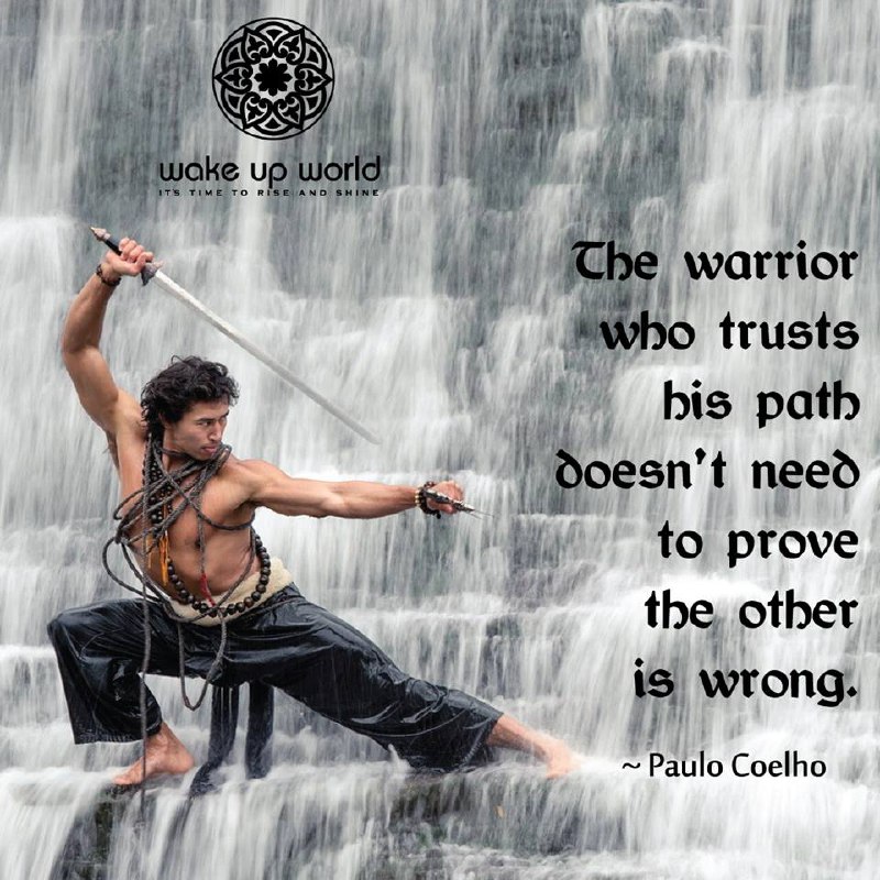 True strength flows not from defending …