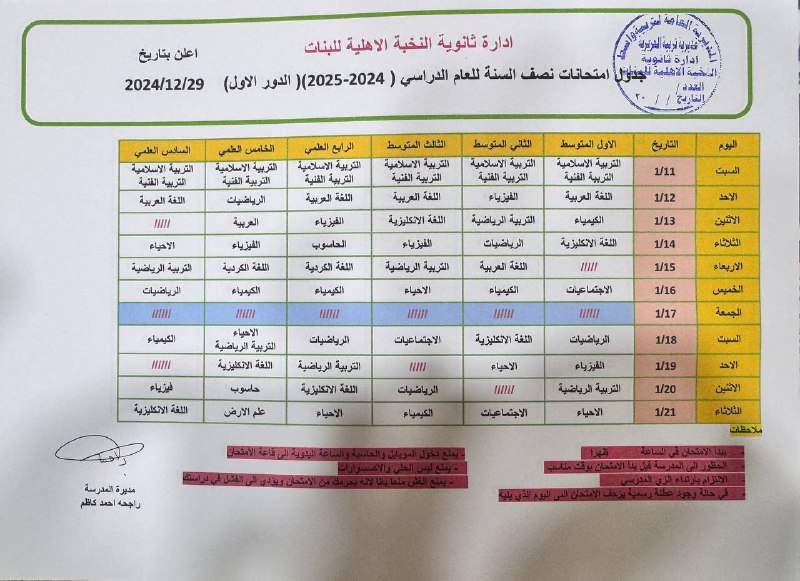 ***?***الامتحان يبدأ الساعة ***?️*** الثانية بعد …