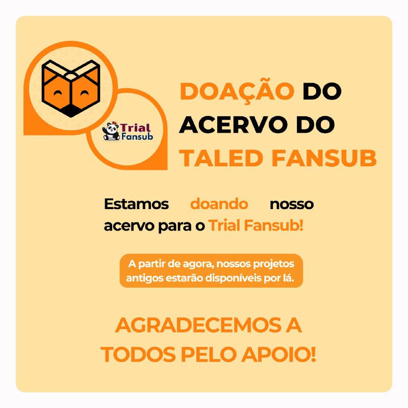 ***⚠️*** DOAÇÃO ACERVO TALED FANSUB