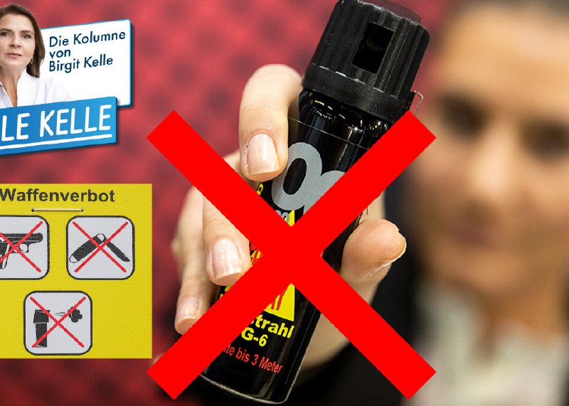 Pfefferspray zum Eigenschutz für Frauen ist …