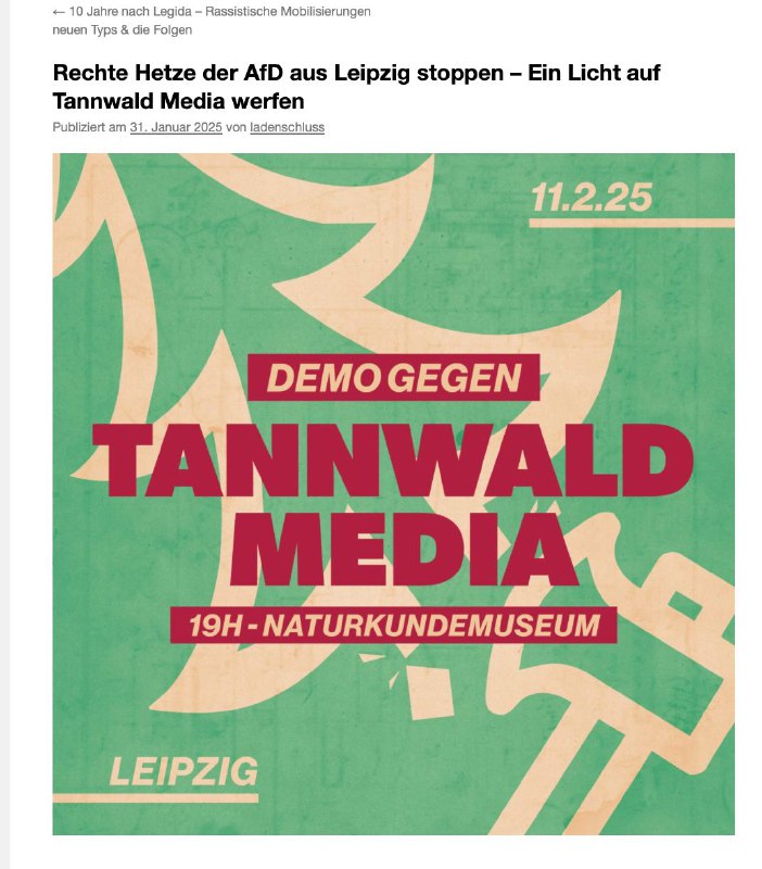 **Ein Happening der linken Szene gegen …