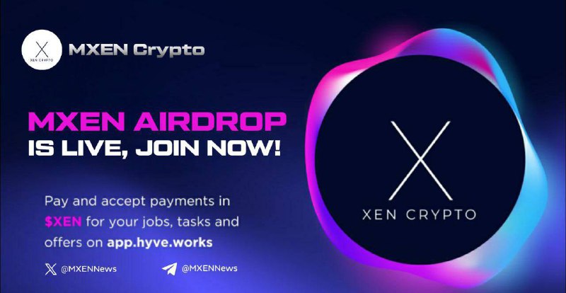 **New airdrop:** MXEN Crypto