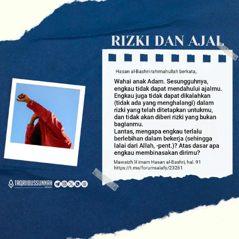 **RIZKI DAN AJAL**