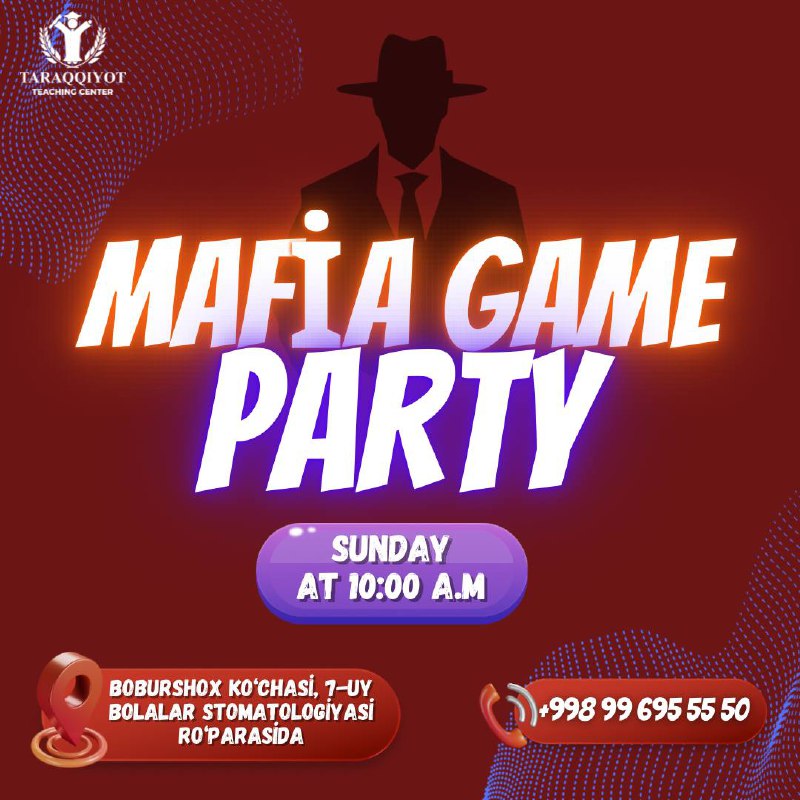 *****?**********?***** **MAFIA GAME PARTY