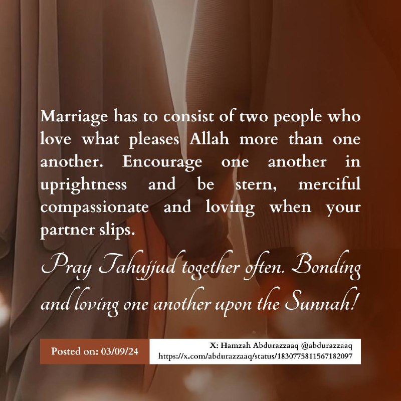 Pray Tahujjud together often. Bonding and …