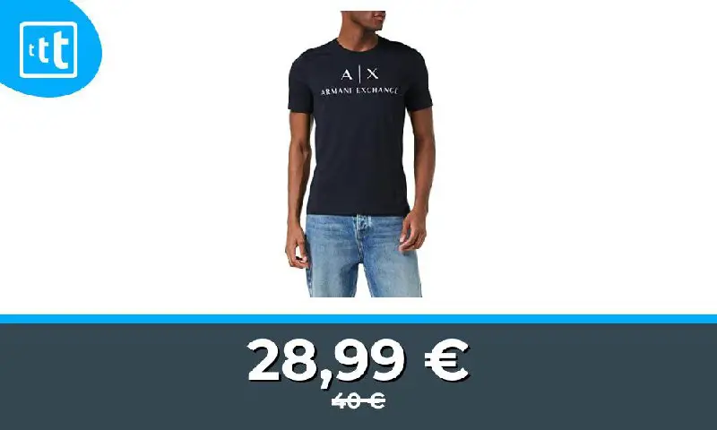 [***👕***](https://www.devlife.it/upload/6629fce407363.jpg) **ARMANI EXCHANGE Collo Rotondo Logo, T-shirt, Uomo, Blu (Navy 1510), L**