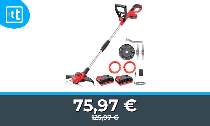 [***🏡***](https://www.devlife.it/upload/6671260574712.jpg) **Bamse Decespugliatore a Batteria 21V, Tagliabordi Brushless con 2 Batterie 2,0Ah, 2 Lame**