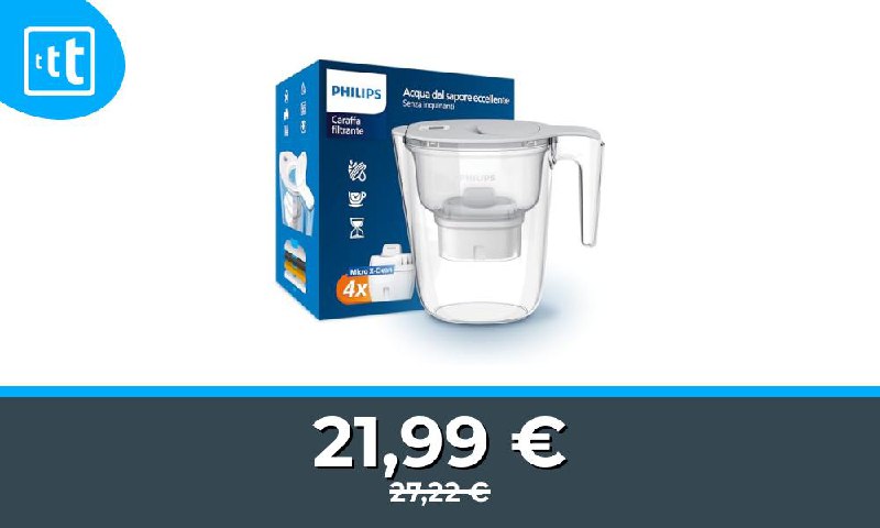 [***🏡***](https://www.devlife.it/upload/6735a64036368.jpg) **Filtro caraffa Philips +4 cartucce …