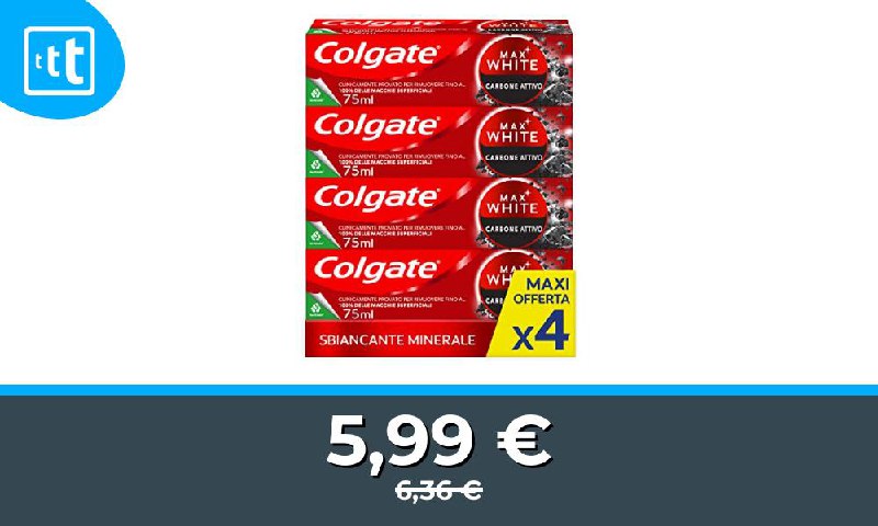 [***🛒***](https://www.devlife.it/upload/673eed4d6482f.jpg) **Colgate - Dentifricio Carbon 4x75ml …