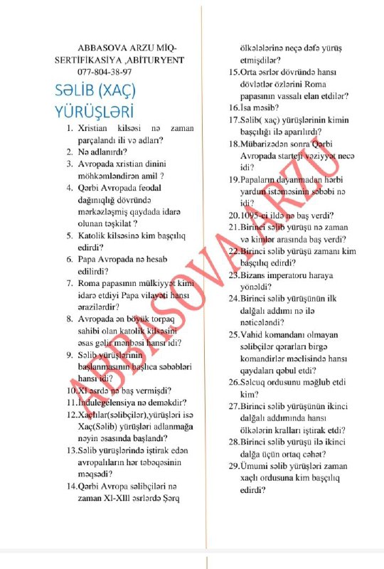 Özünüzü yoxlaya bilərsiniz MİQ -Sertifikasiya hazırlaşan …