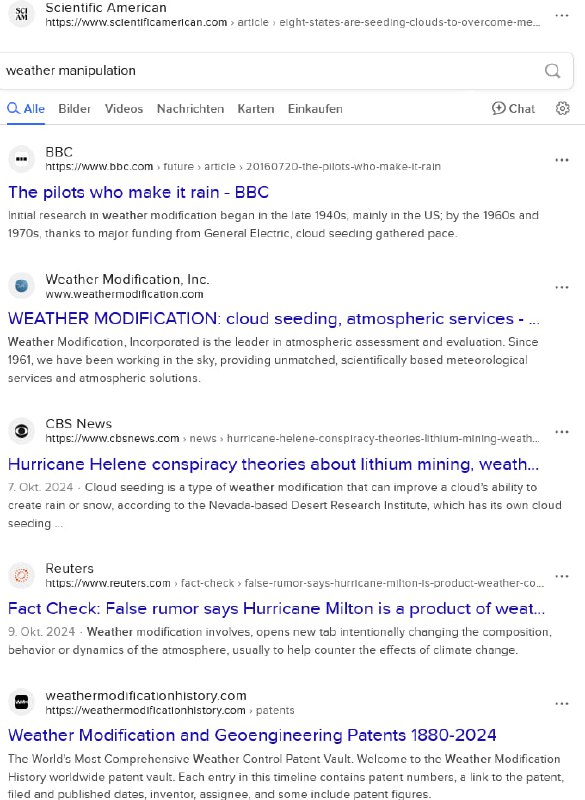 A simple search for `weather manipulation´ …