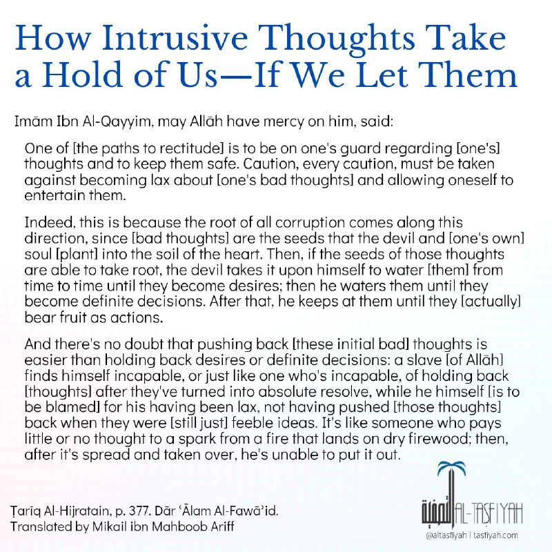 How Intrusive Thoughts Take a Hold …