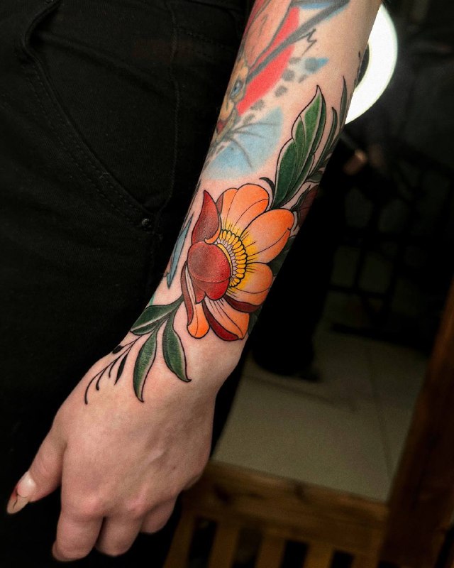 Сегодня сделала татуировку для моей ученицы …