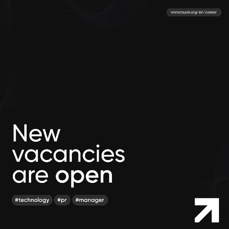 ***😎*** **New vacancies are now open!**