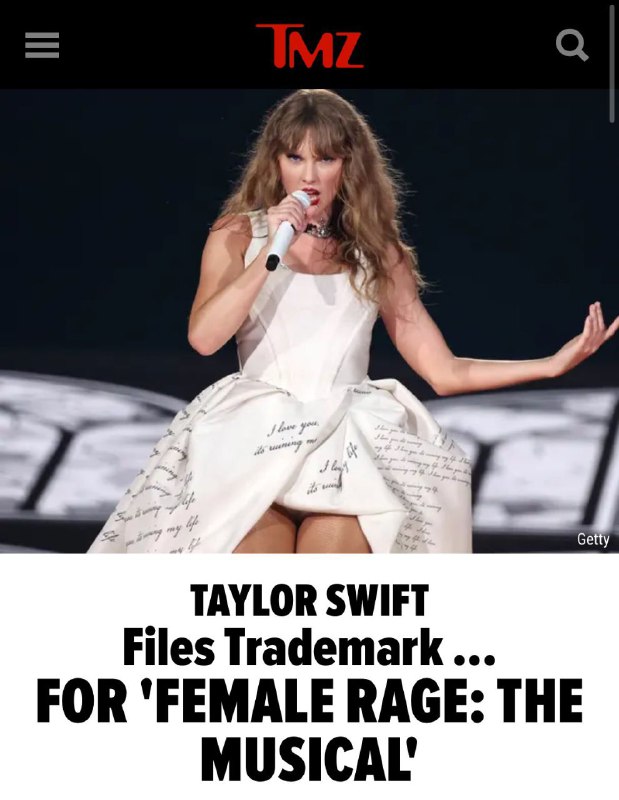 ***🚨***Taylor Swift registró la marca “Female …