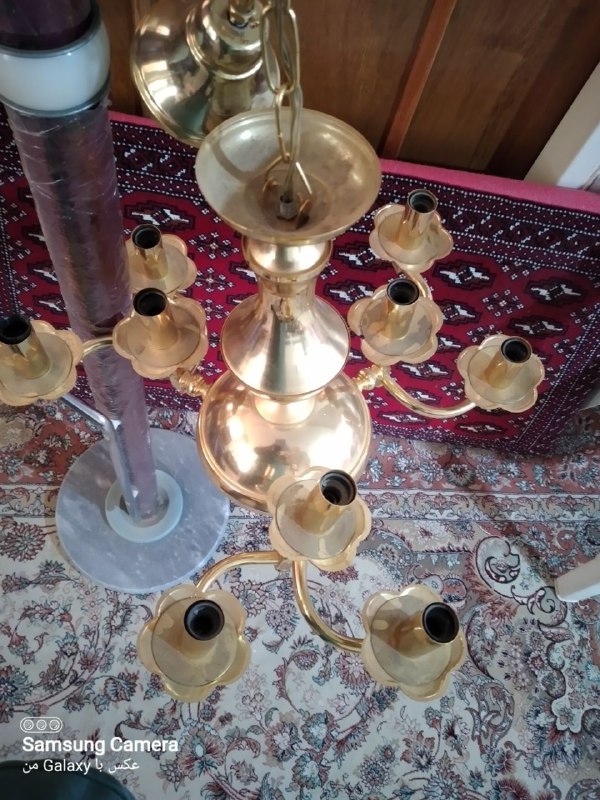 لوستر برنجی