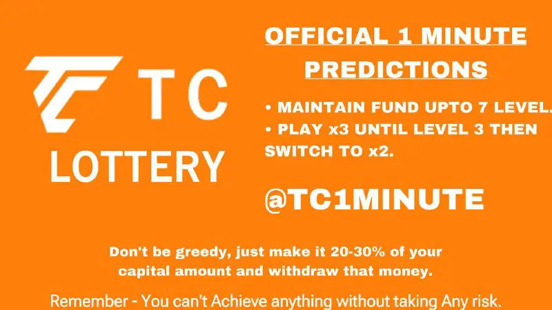 TC LOTTERY 1 MIN WIN-GO