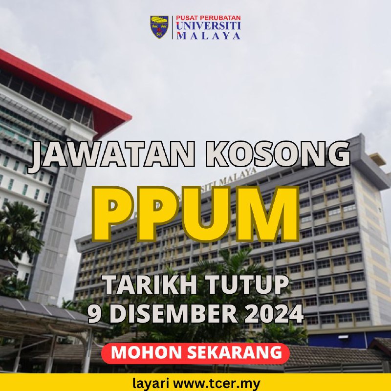 **JAWATAN KOSONG DI PUSAT PERUBATAN UNIVERSITI …