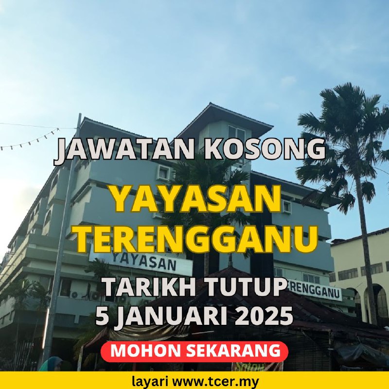 **ESOK HARI TERAKHIR PERMOHONAN DIBUKA***‼️*****