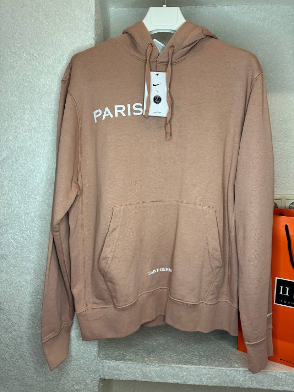 Nike x PSG coral hoodie