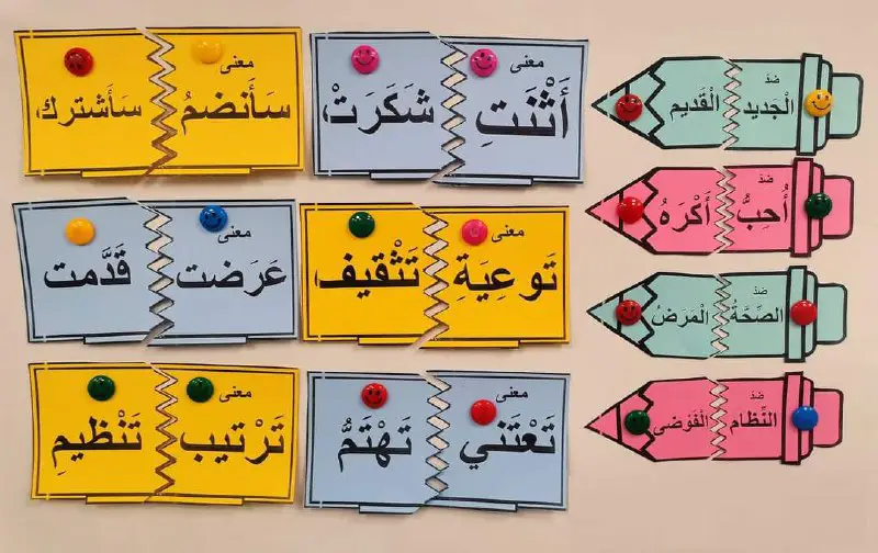 إستراتيجيّة النّصف الآخر لتثبيت معاني الكلمات …