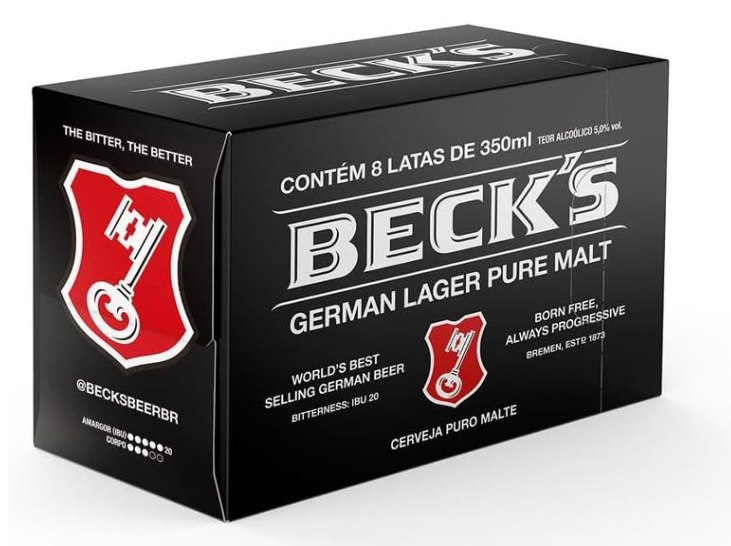 Pack Cerveja Becks Lata Sleek 350ml …