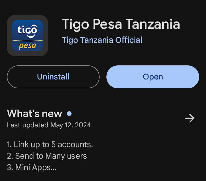 Kama Unatumia Tigo Download Hii Application …