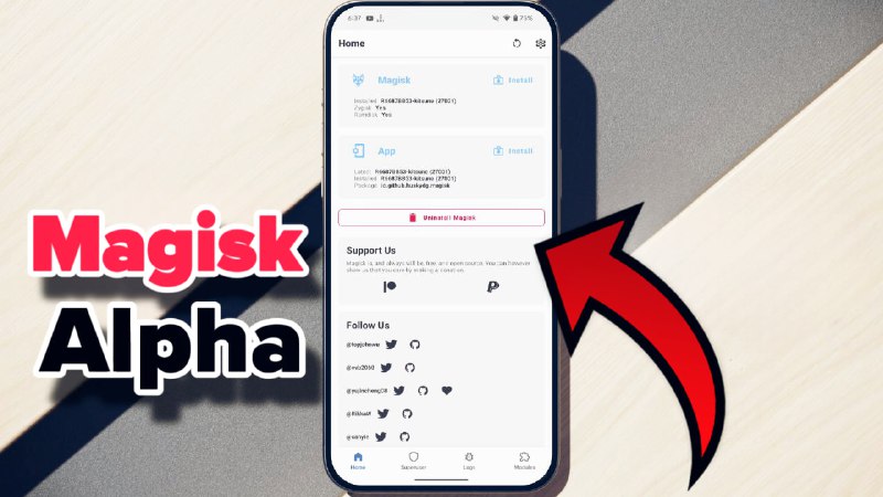 ***🚨*** ***MAGISK ALPHA on Android | …