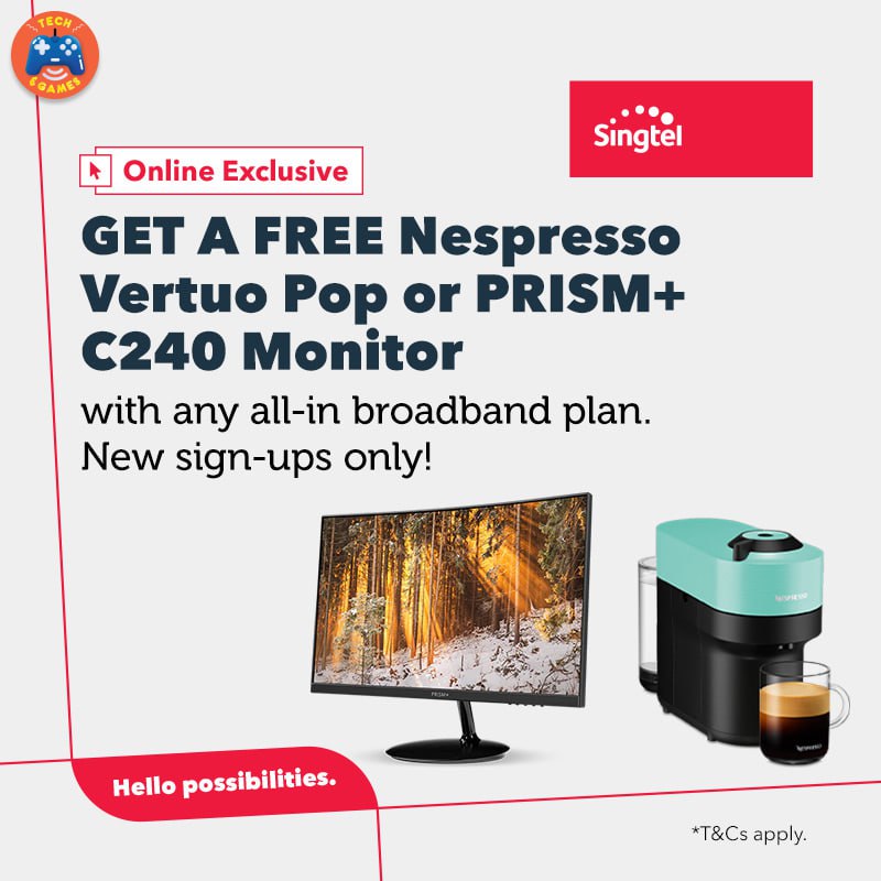 **Singtel Online Exclusive: Get a free …