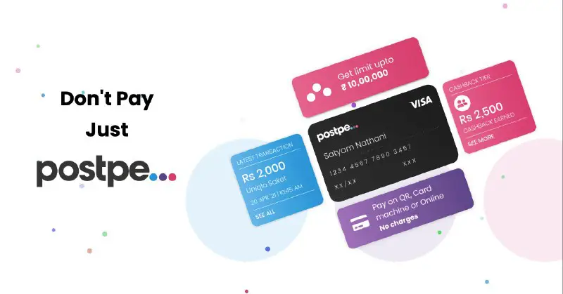 postpe - India's first QR Credit App is here!