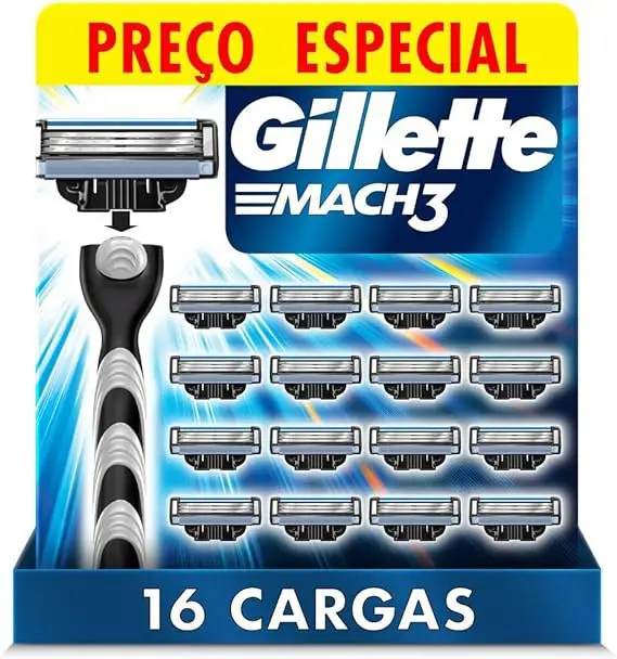 Gillette Mach3 - Refil Para Barbear, …