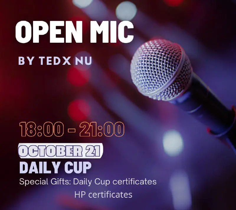 ***?******✨*** It's Open Mic Time! ***✨******?***