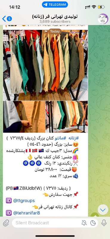 تهرانی فر( پيشنهاد ويژه/ته بار)