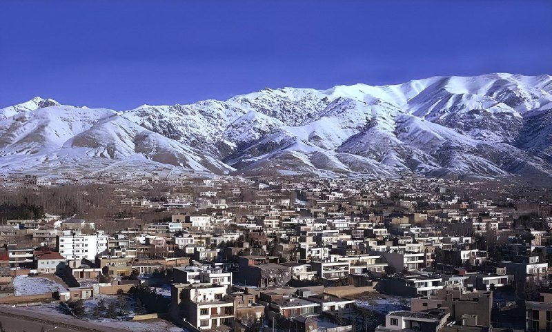 نمایی از تهران در زمستان سال …