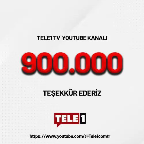 TELE1 YouTube'da 900 bin aboneye ulaştı